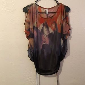 Multi Color patterned blouse
